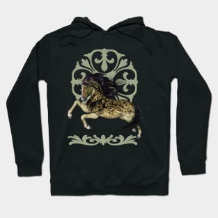 Awesome fantasy horse with skulls Hoodie